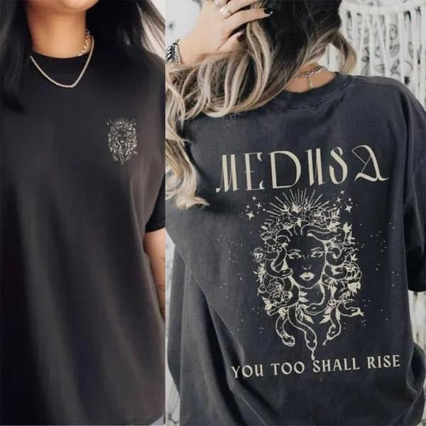 Sonia Samra Medusa T-shirt, Female Rage Girl Power Feminist Swatshirt, Unisex Graphic Tee, Smooth Fabric, Aesthetic Streetwear Vibe