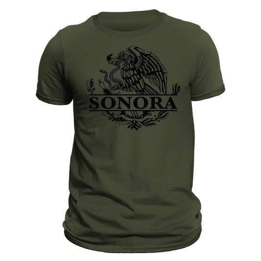 Sonora Mexico Eagle Emblem Mexican T-Shirt Classic Crewneck Menswear Hoodie, Sweatshirt | WearSparks.com