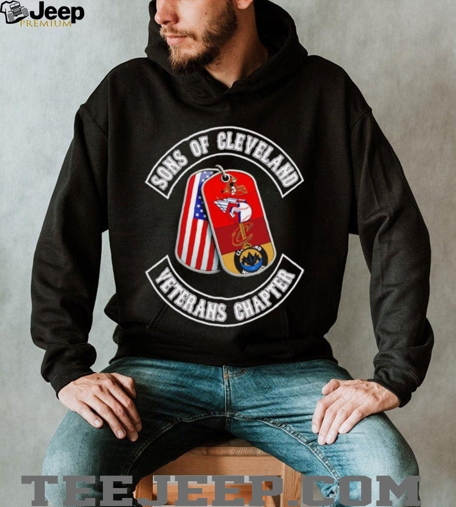 Sons of Cleveland Veterans Chapter T Shirt Cleveland Sports Teams Dog Tags T Shirt