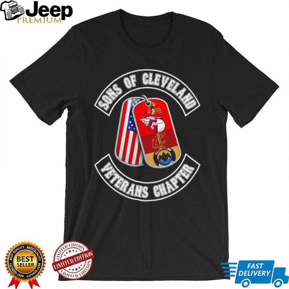 Sons of Cleveland Veterans Chapter T Shirt Cleveland Sports Teams Dog Tags T Shirt