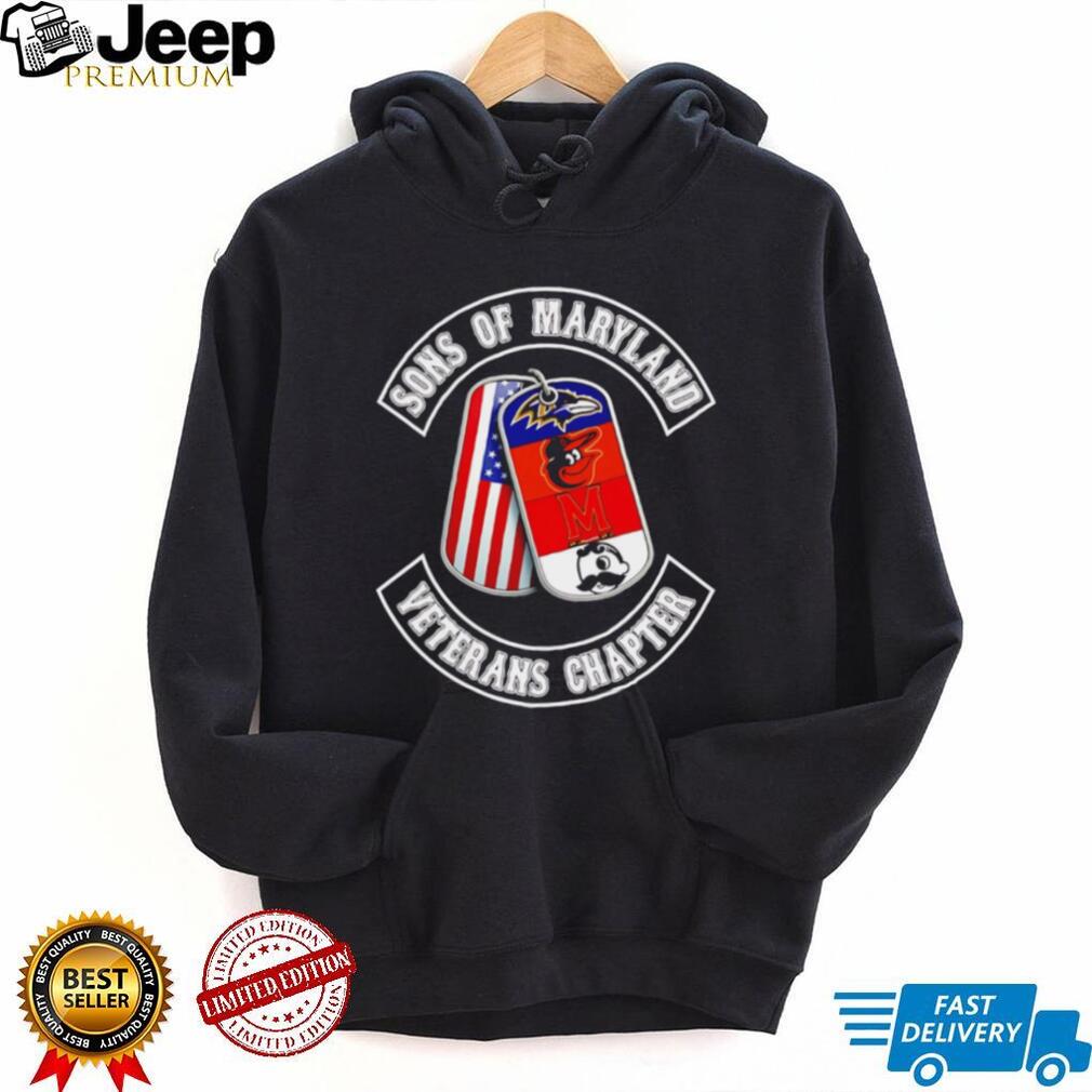 Sons of Maryland Veterans Chapter T Shirt Maryland Sports Teams Dog Tags T Shirt