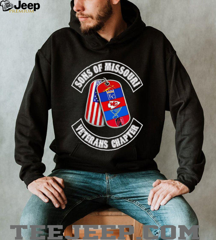Sons of Missouri Veterans Chapter T Shirt Missouri Sports Teams Dog Tags T Shirt