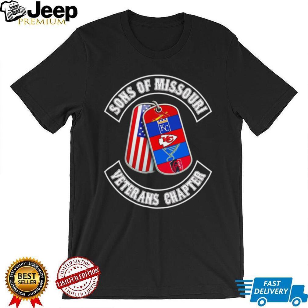 Sons of Missouri Veterans Chapter T Shirt Missouri Sports Teams Dog Tags T Shirt