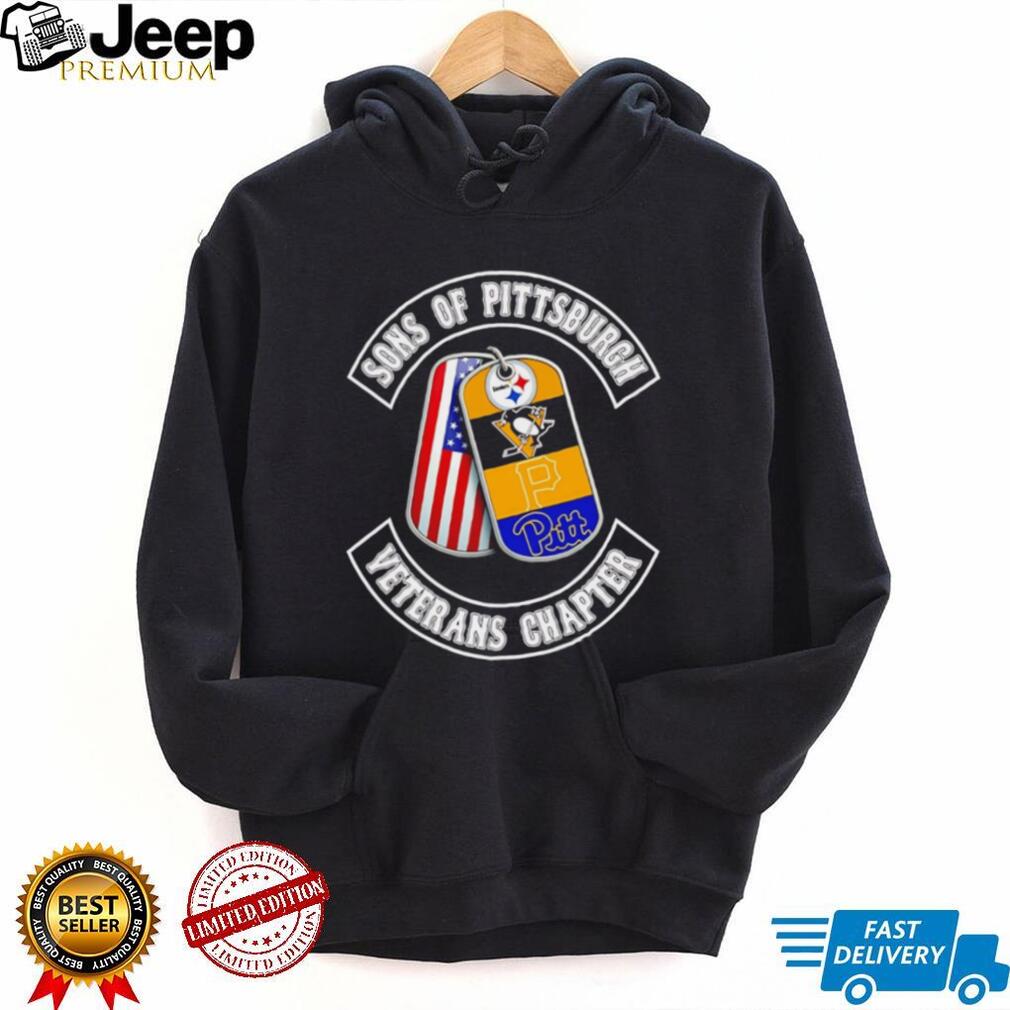 Sons of Pittsburgh Veterans Chapter T Shirt Pittsburgh Sports Pride Dog Tags T Shirt