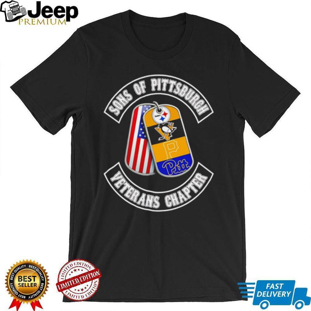 Sons of Pittsburgh Veterans Chapter T Shirt Pittsburgh Sports Pride Dog Tags T Shirt