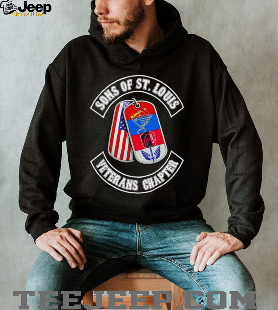 Sons of St. Louis Veterans Chapter T Shirt St. Louis Sports Teams Dog Tags T Shirt