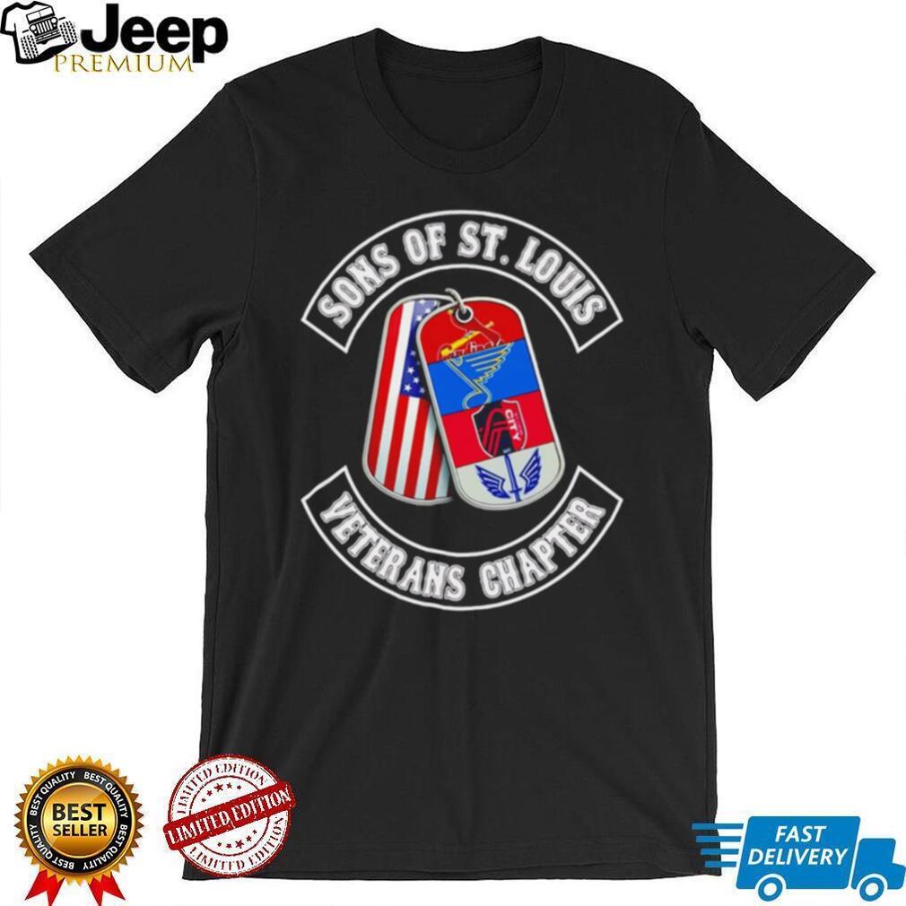 Sons of St. Louis Veterans Chapter T Shirt St. Louis Sports Teams Dog Tags T Shirt