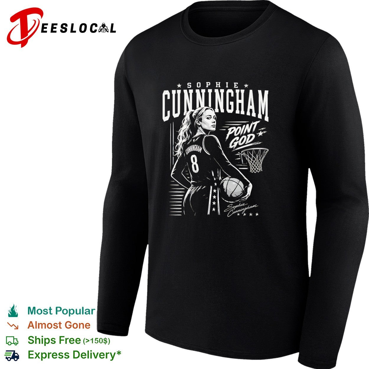 Sophie Cunningham Indiana Fever WNBA Point God shirt