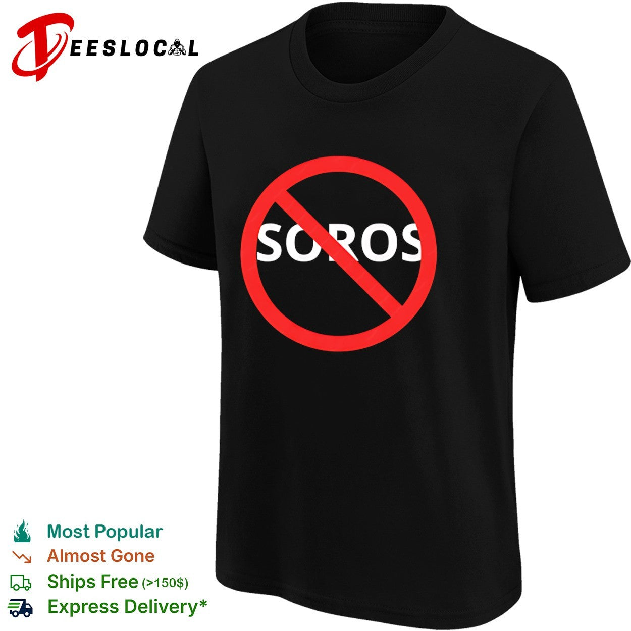 Soros No Symbol Protest shirt
