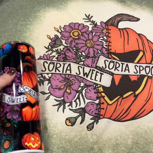 Sorta Sweet Sorts Spooky T-shirt & Tumbler