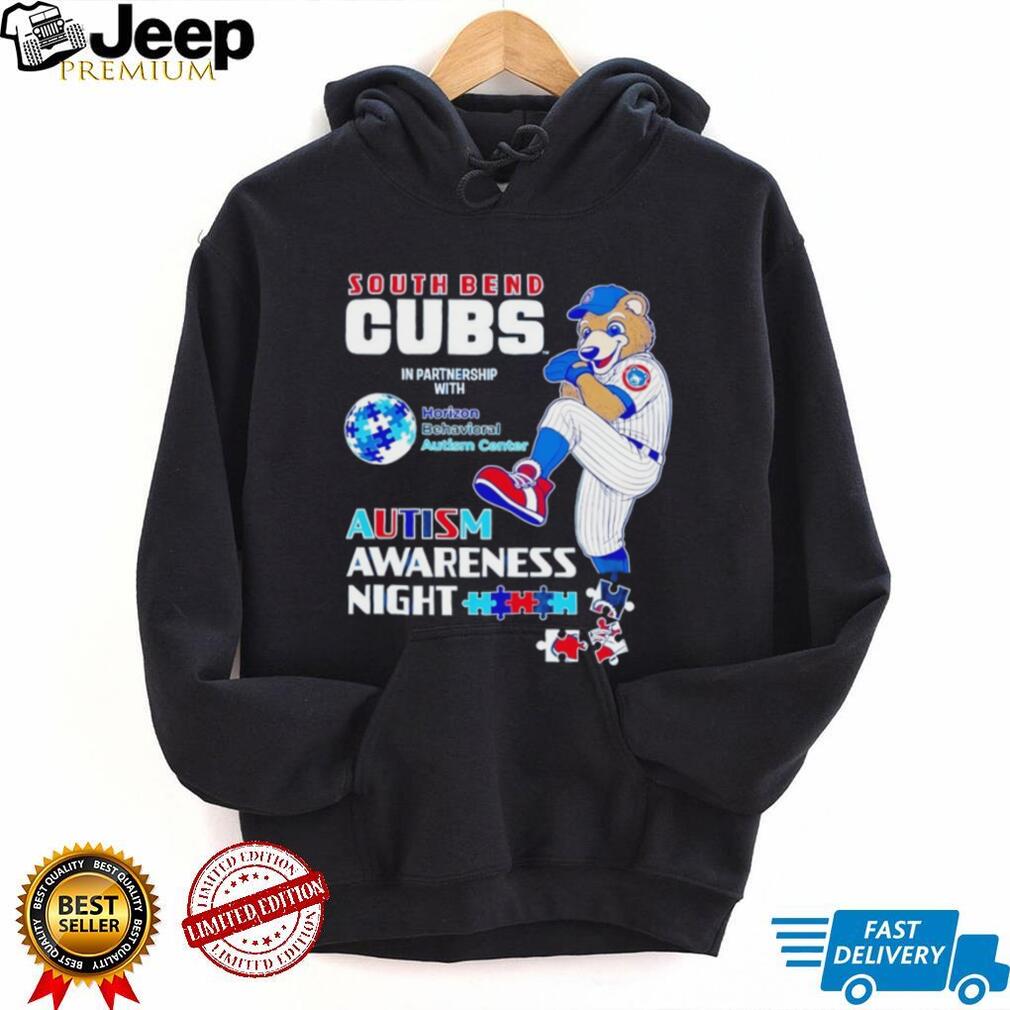 South Bend Cubs Autism Awareness Night Baseball T Shirt