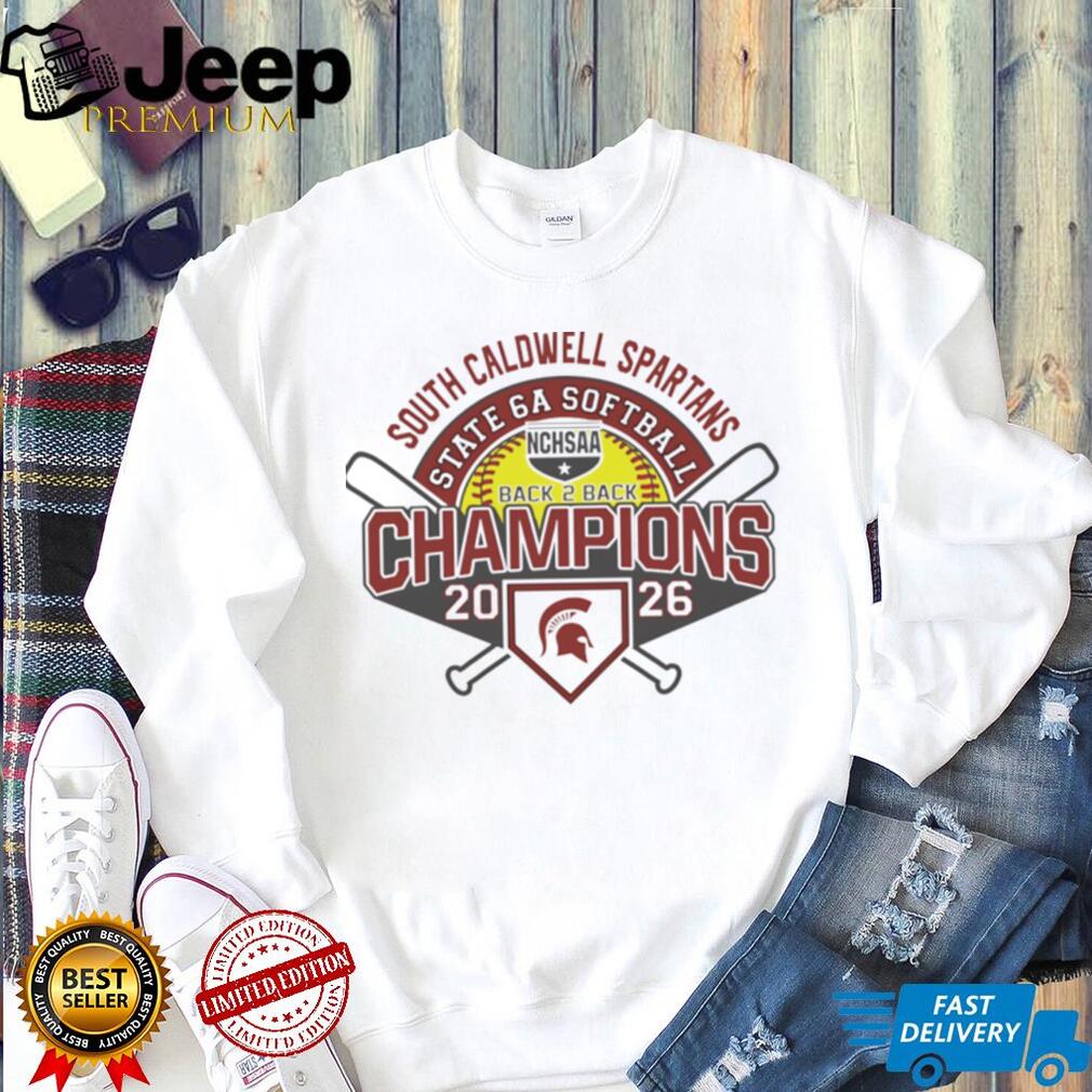 South Caldwell Spartans 2026 NCHSAA State 5A Softball Champions shirt