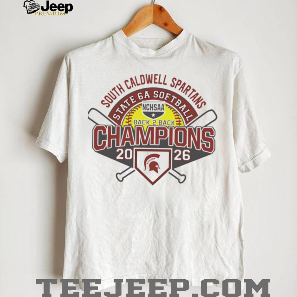 South Caldwell Spartans 2026 NCHSAA State 5A Softball Champions shirt