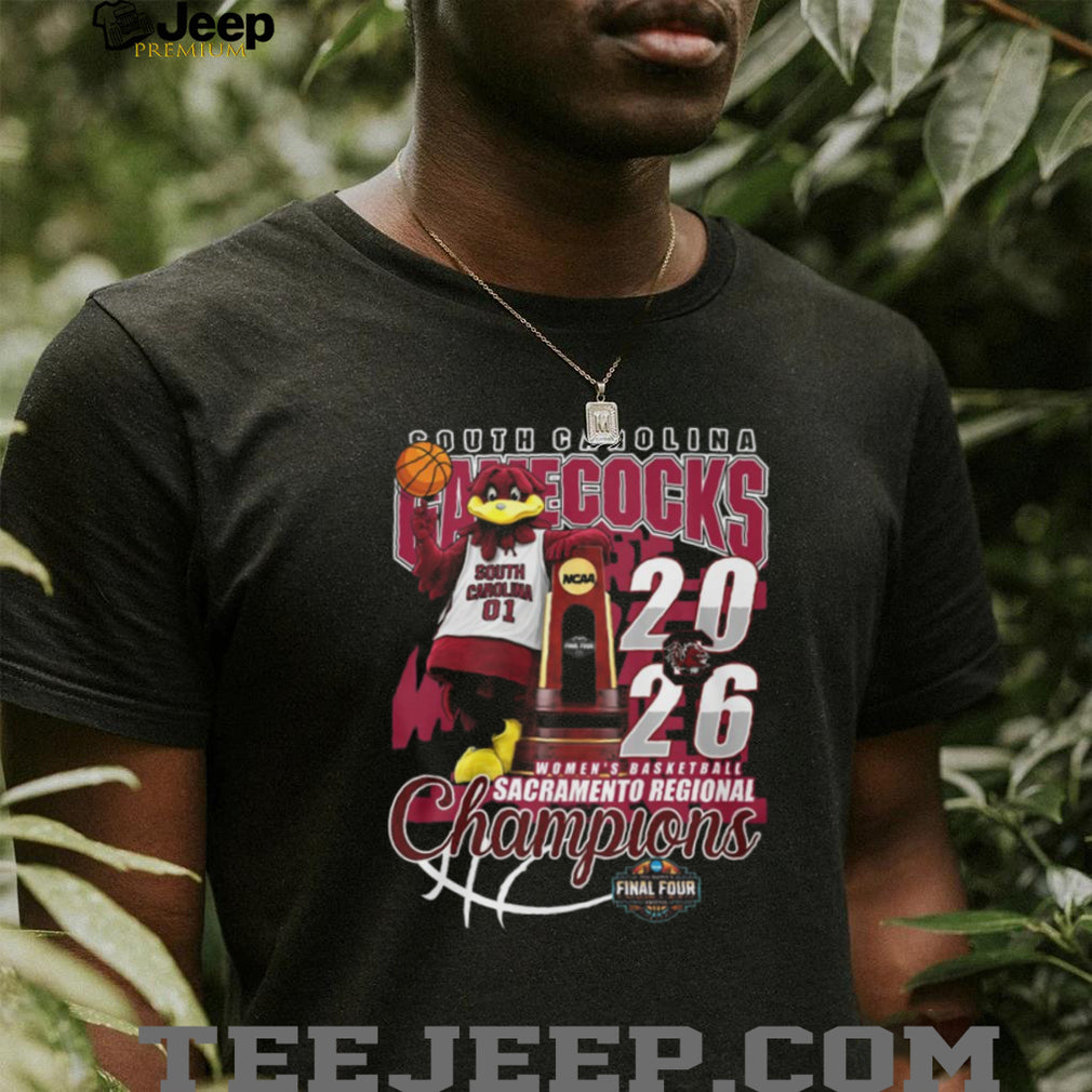 South Carolina Gamecocks 2026 Women’s Basketball Regional Champions T Shirt