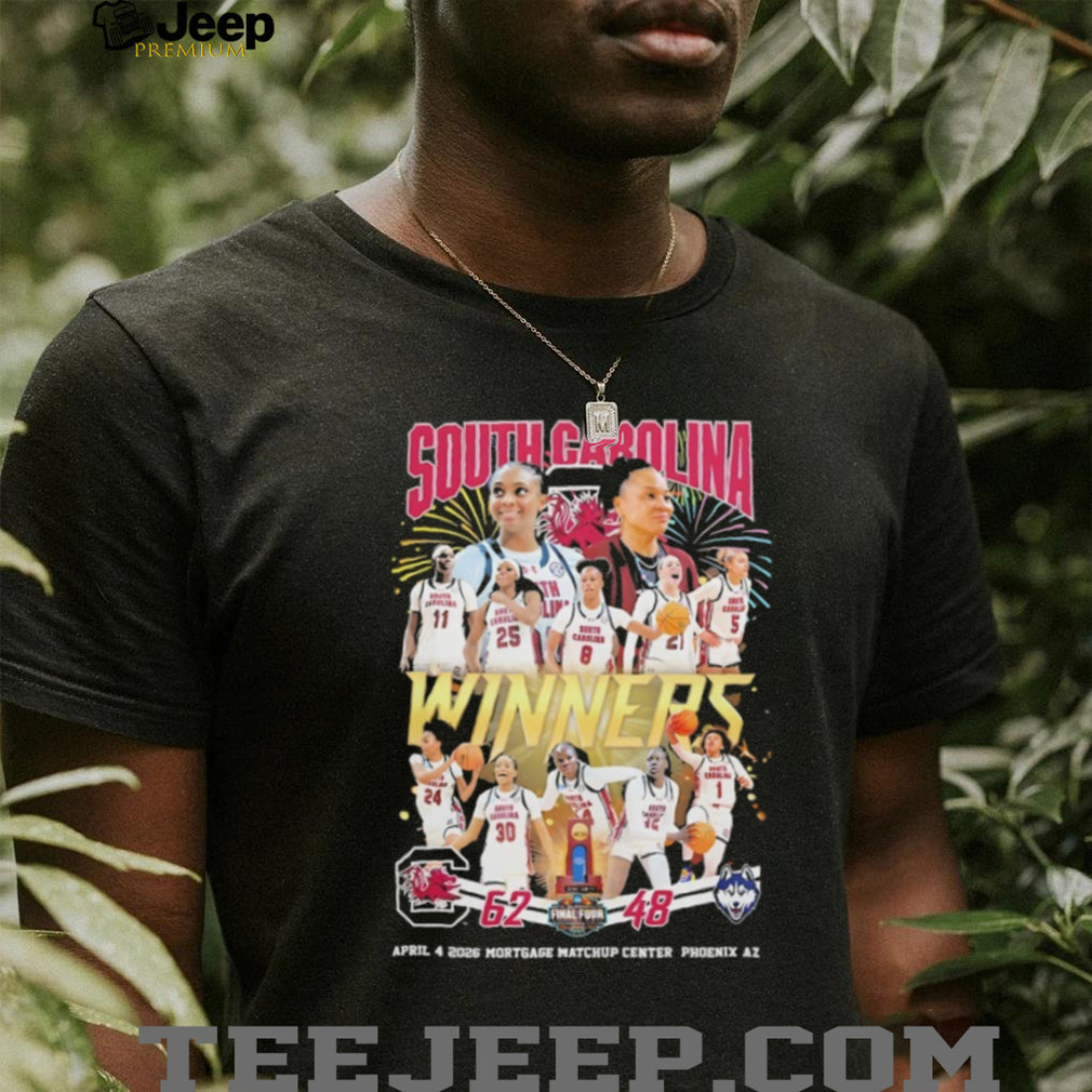 South Carolina Gamecocks Women’s Basketball 2026 National Winners Championship T Shirt