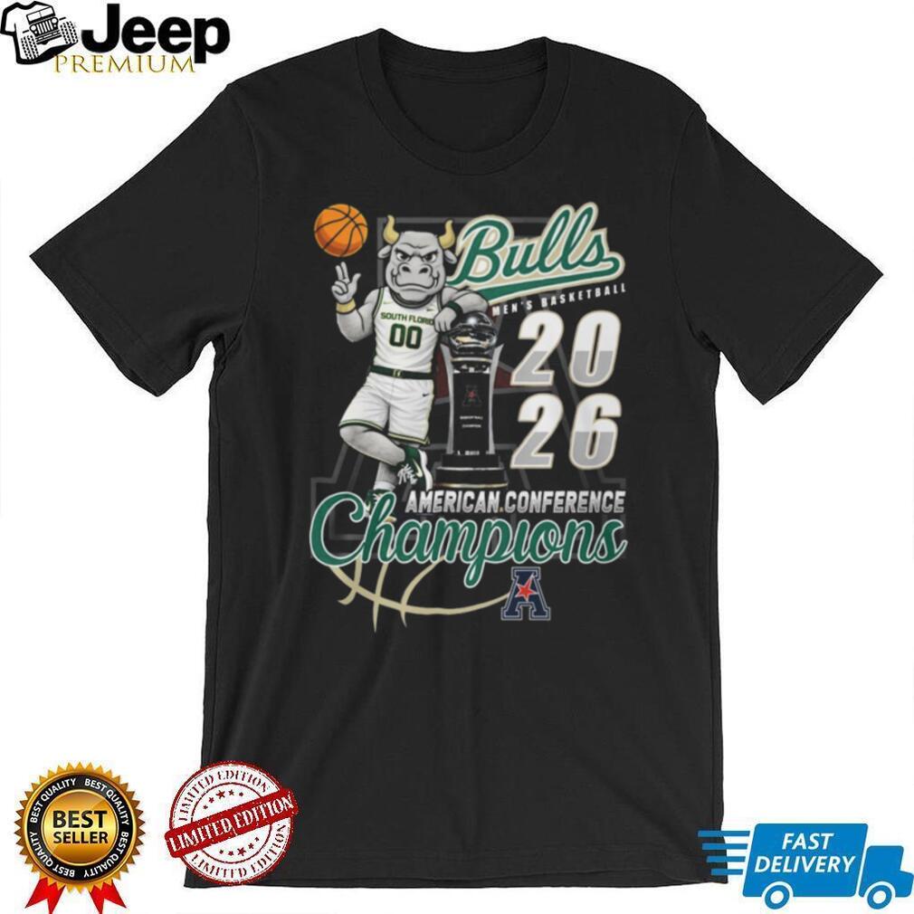 South Florida Bulls 2026 American Conference Men’s Basketball Champions T Shirt