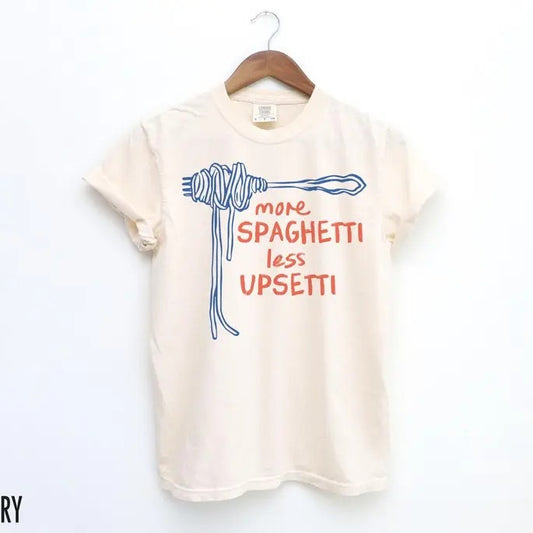 Spaghetti Tshirt, Funny Food Shirt, Foodie T Shirt, Food Humor, Funny Saying TShirt, Silly T-Shirt, Retro Graphic Tee, Vintage Aesthetic Top Casual