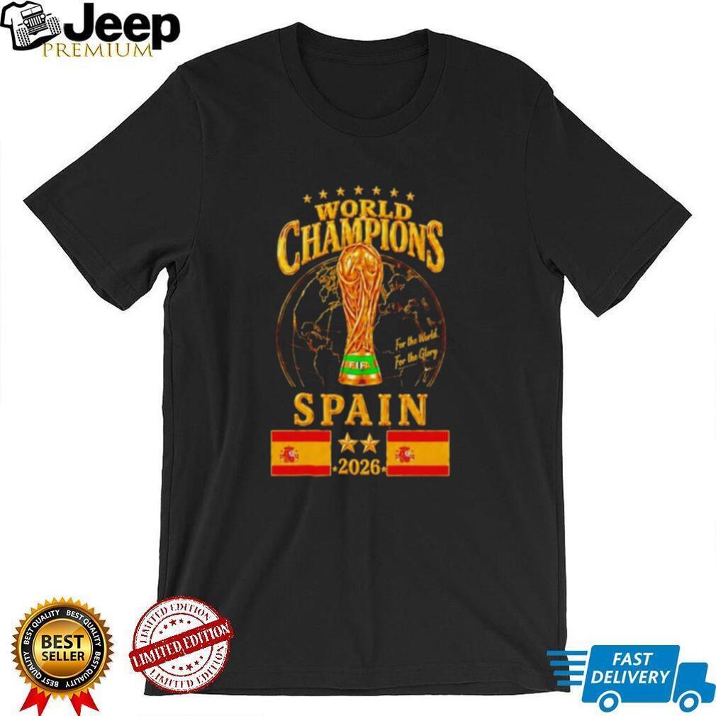Spain 2026 World Champions World Cup Shirt