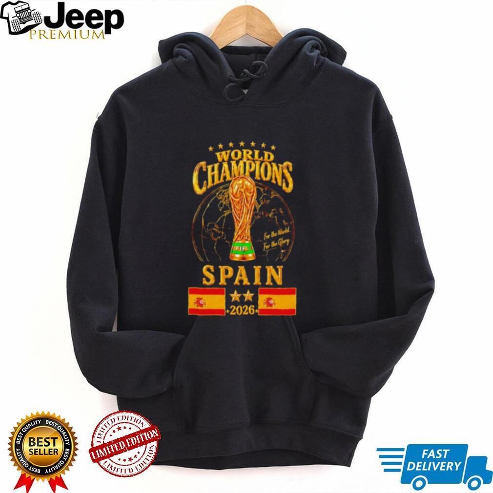 Spain 2026 World Champions World Cup Shirt