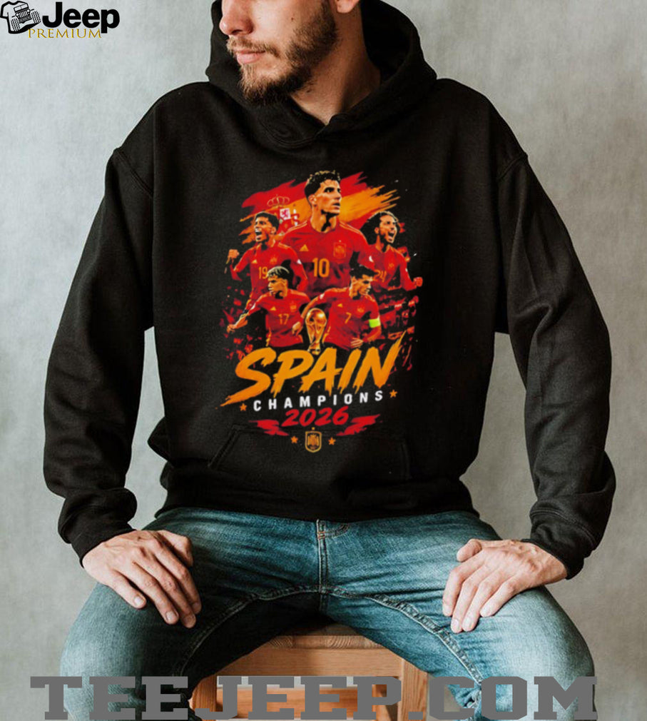 Spain Soccer Champions FIFA 2026 Shirt Spanish Football Player shirt
