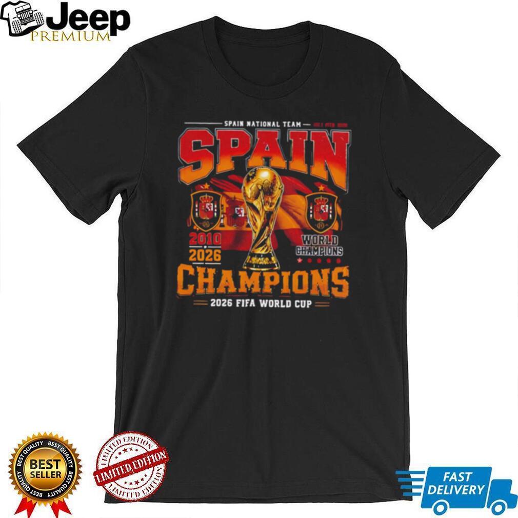 Spain World Champions World Cup 2026 shirt