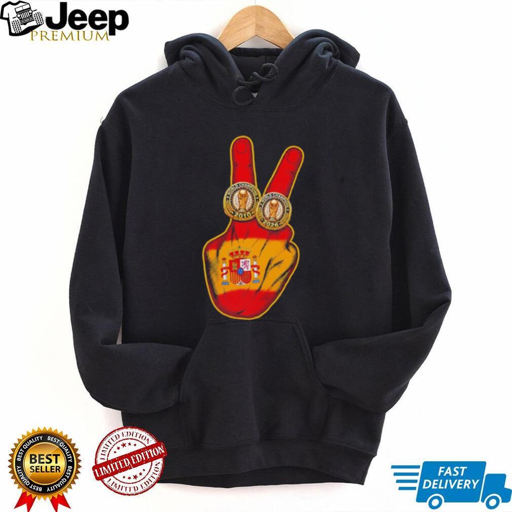 Spain World Champions ring 2010 2026 illustrated shirt