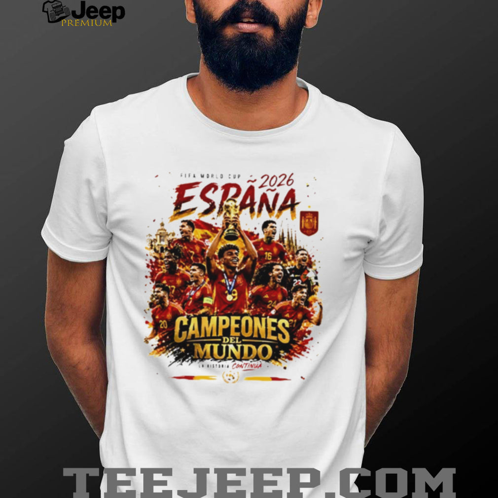 Spain World Cup 2026 Campeones Del Mundo Shirt