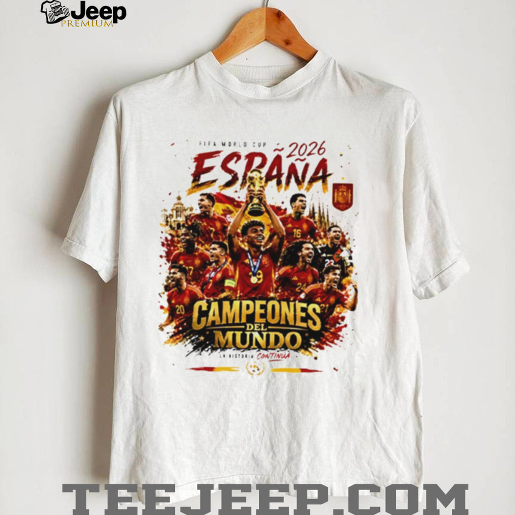 Spain World Cup 2026 Campeones Del Mundo Shirt