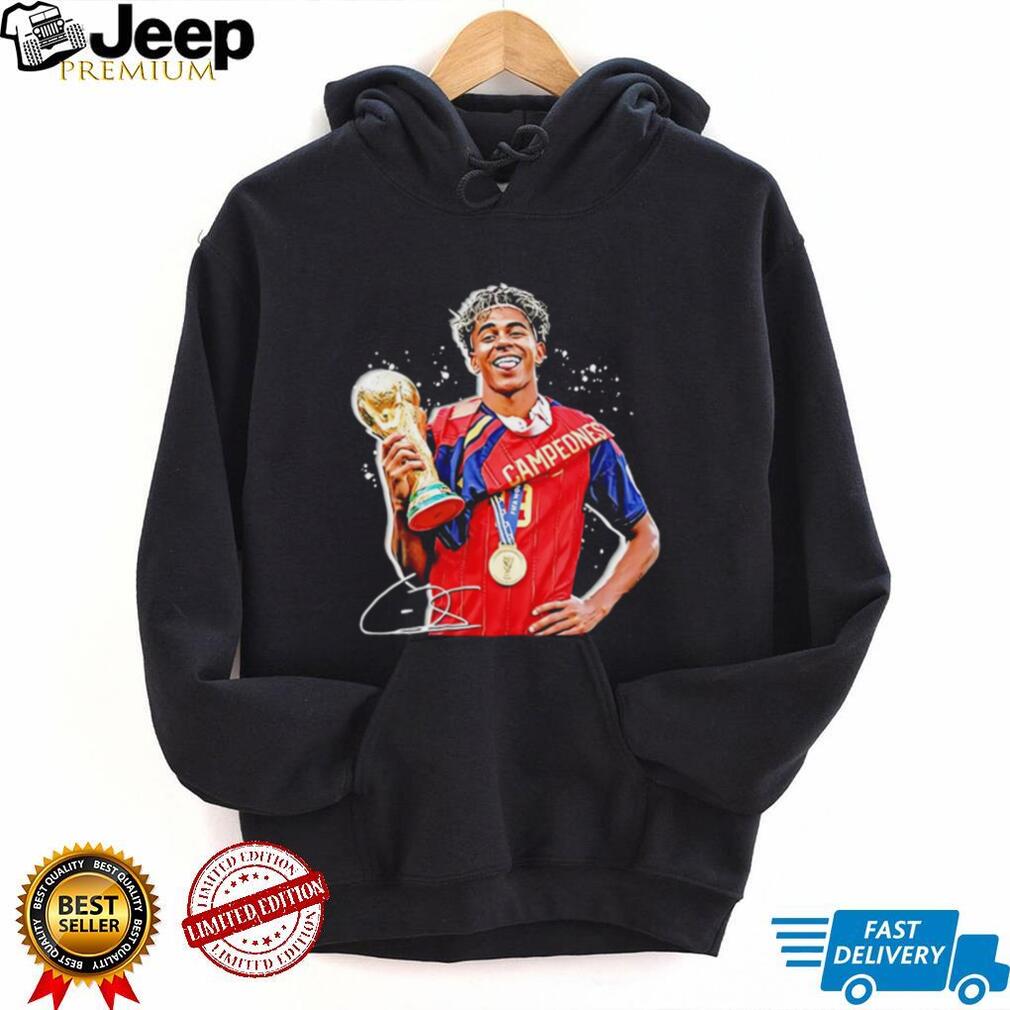 Spain World Cup Champion Lamine Yamal Signature 2026 shirt