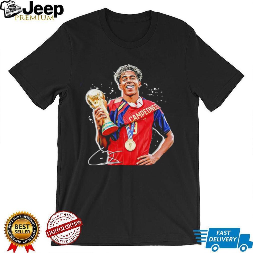Spain World Cup Champion Lamine Yamal Signature 2026 shirt
