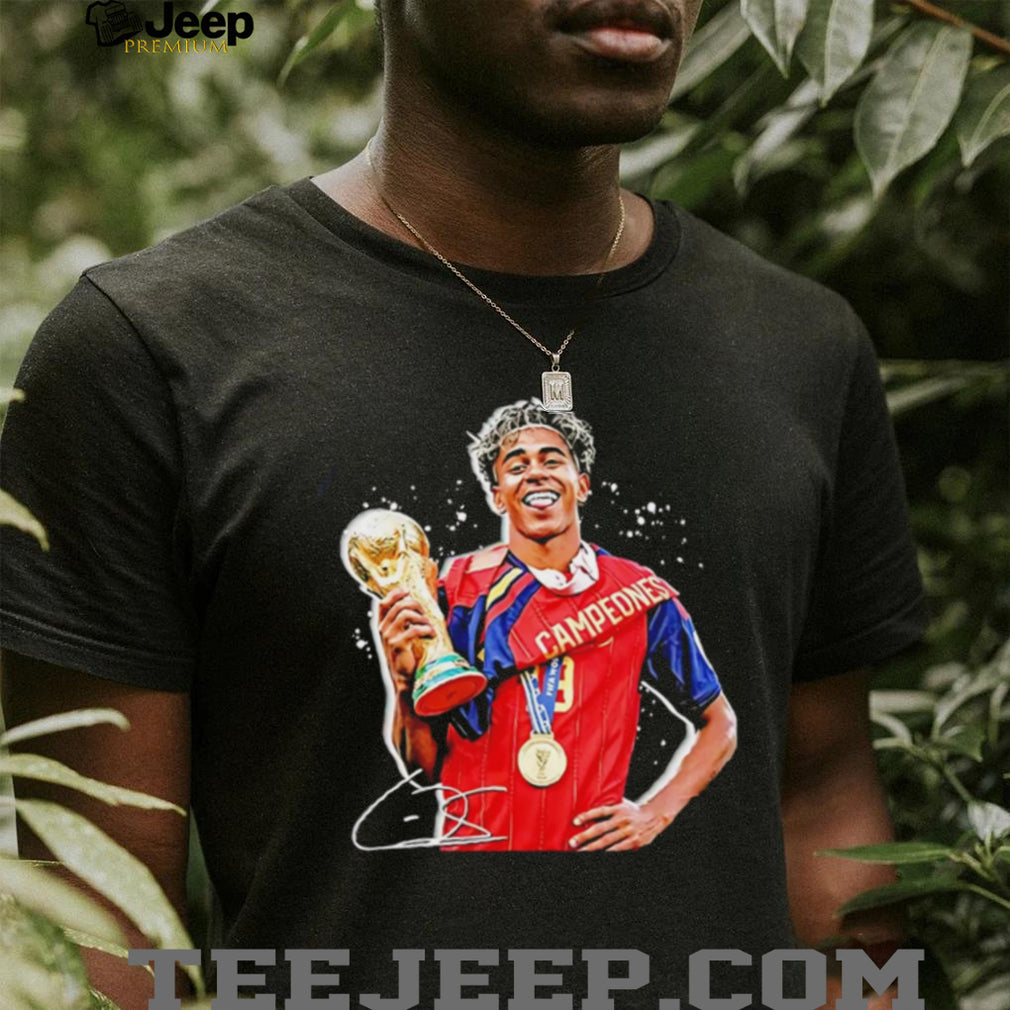 Spain World Cup Champion Lamine Yamal Signature 2026 shirt