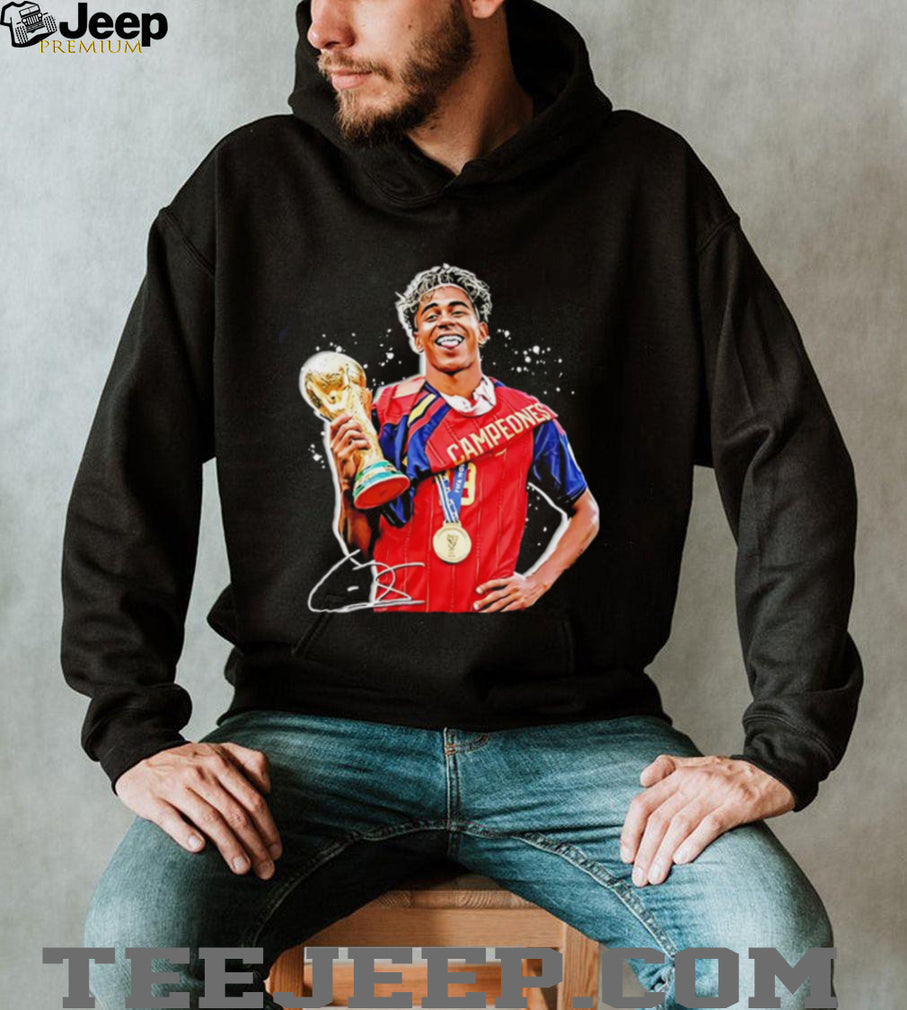 Spain World Cup Champion Lamine Yamal Signature 2026 shirt