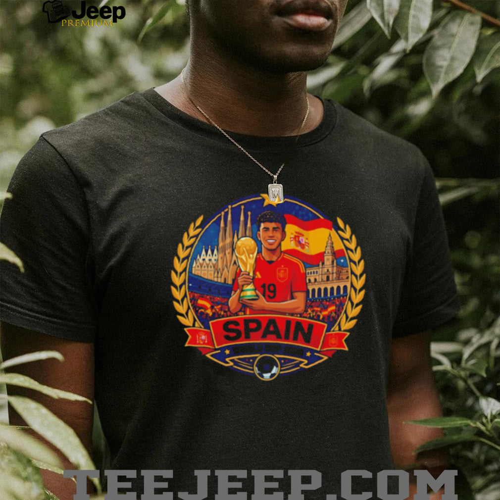 Spanish Soccer Champion World Cup 2026 illustration shirt