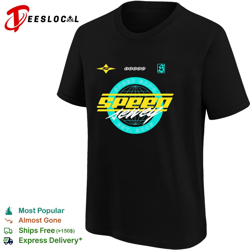 Speed gang Speed Jewely globe logo shirt