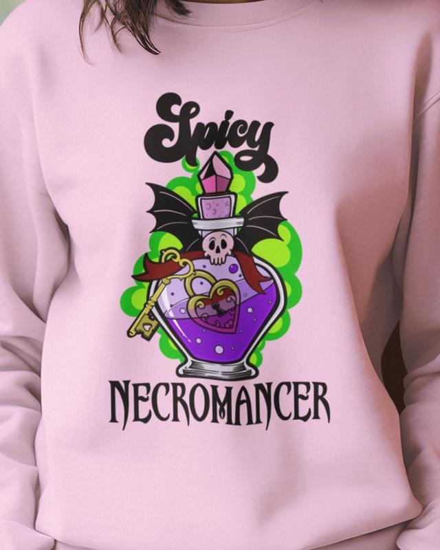 Spicy Necromancer Sweatshirt, Wicked Games Lover Gift, Phantasma Lover Hoodie, Dark Romance, Book Lover, Smut Lover...