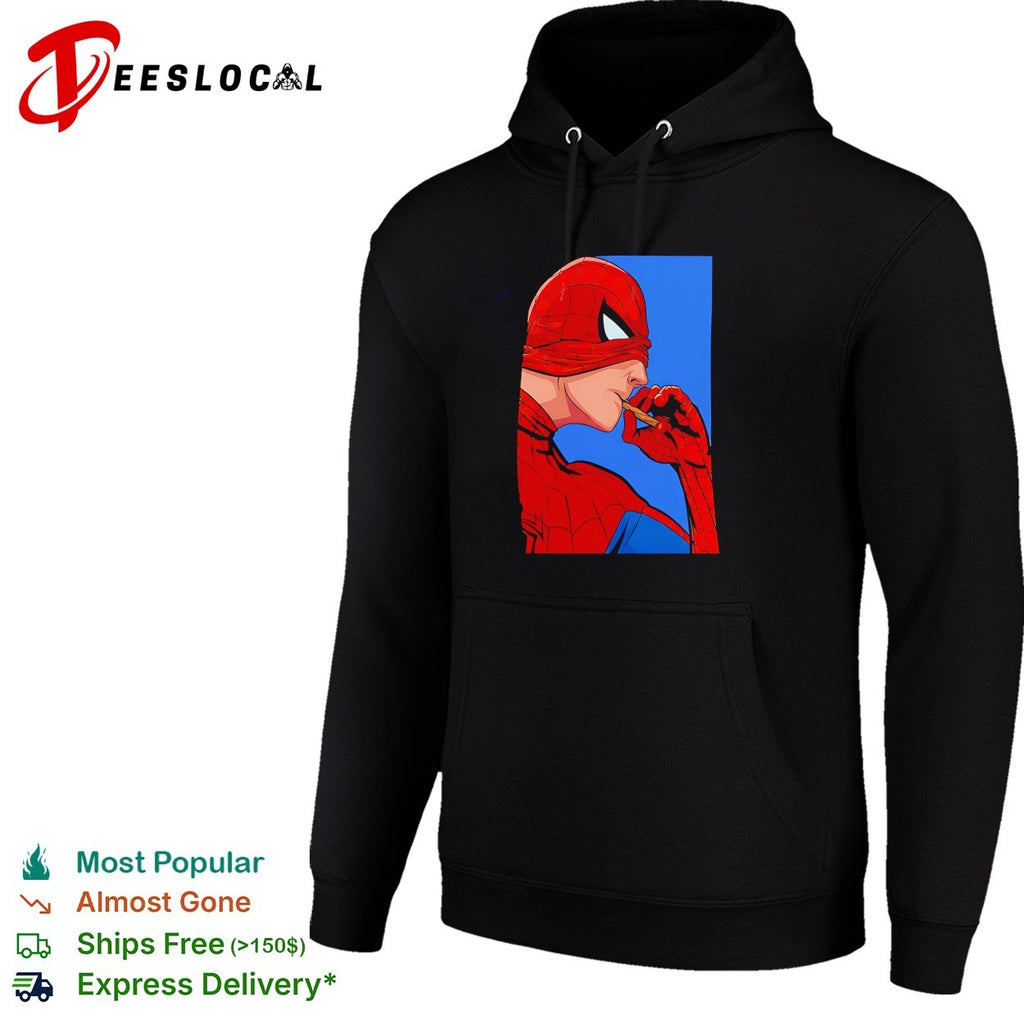 Spider-man smokingawkward superhero reaction meme shirt