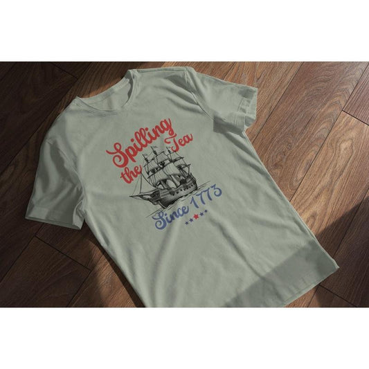 Spilling The Tea Since 1773 T Shirt Hoodie Sweater Funny 4th Of July Shirt Independence Day T-shirt Patriotic Shirt Usa T Shirt Womens Fourth Of July style 04