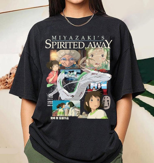 Spirited Away Shirt, Spirited Away Shirt, Studio Ghibli Shirt, Chihiro Shirt, Haku Shirt, No Face Shirt