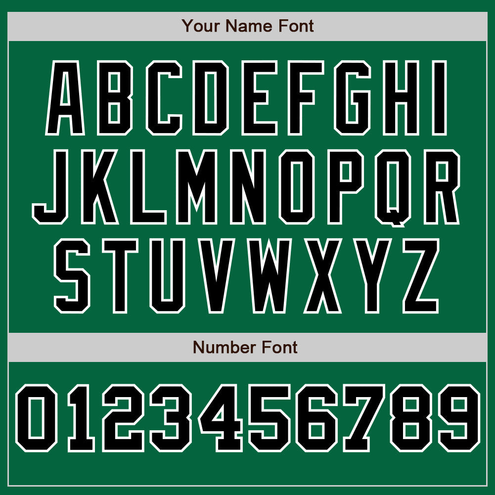 Custom Kelly Green White-Black Pinstripe Authentic Split Fashion Baseball Jersey T-Shirts, Hoodie, Sweatshirt (Image 5)