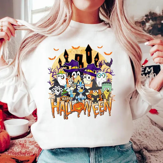 Spooky Cute Dog Family Halloween Shirt Cute Dog Halloween Shirt Halloween Vibes Shirt Cute Dog And Friends Shirt Dog...
