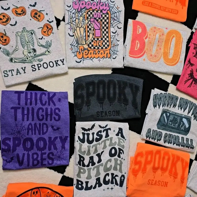 Spooky Halloween 2 Tee or 2 Sweatshirt Grab Bags