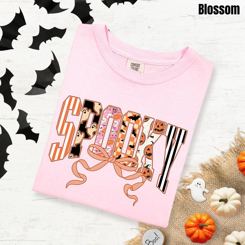 Spooky Patterns Coquette Comfort Colors T-Shirt 'NLB'