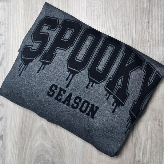 Spooky Season Black Logo Halloween Sweatshirt