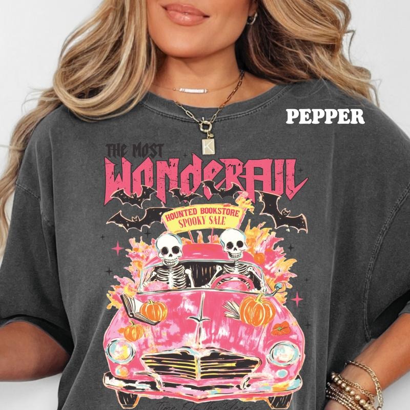 Spooky Season Cruiser Tee  ~ Unisex Apparel Relaxed Fit Printed In The USA Clothing Womenswear Casual Comfort Cotton Top...