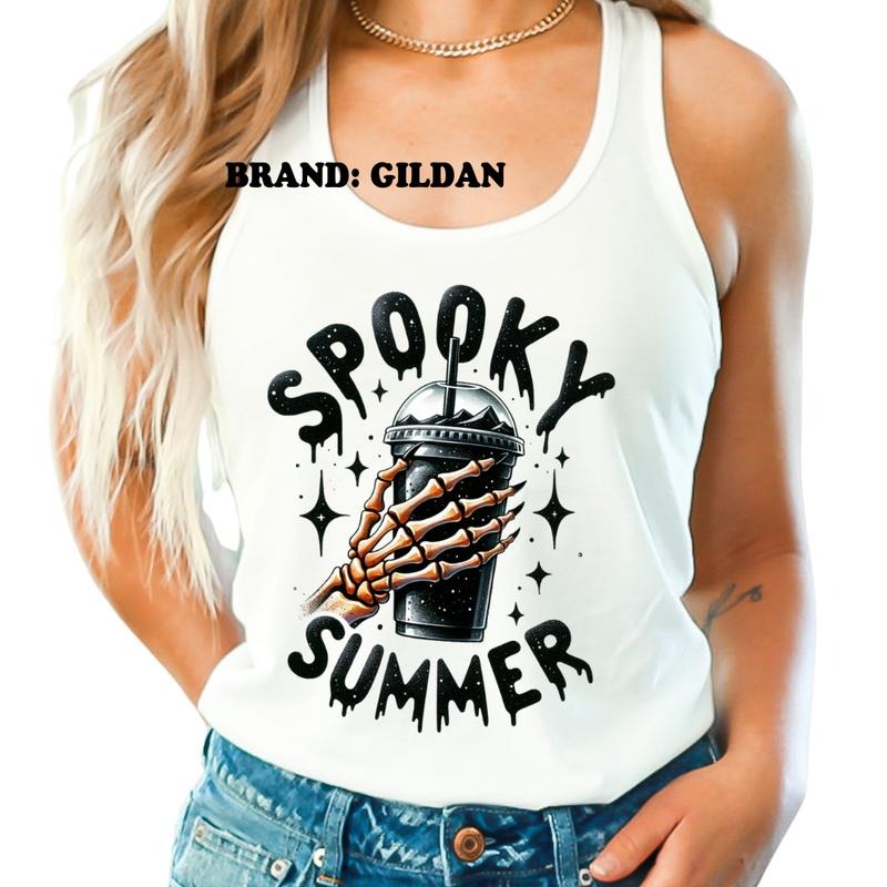 Spooky Summer GILDAN BRAND Shirt - Women's Clothing Direct to Garment Printed USA Unisex Sizing