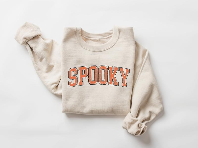 Spooky Sweatshirt, Vintage Stay Spooky Sweatshirt, Halloween Sweatshirt, Halloween Gift, Womens Halloween Sweatshirt,...