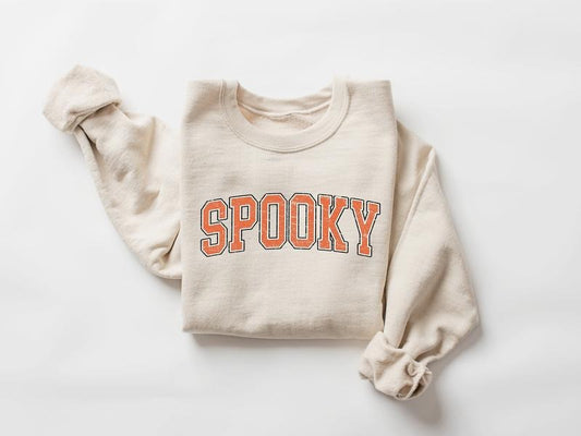 Spooky Sweatshirt, Vintage Stay Spooky Sweatshirt, Halloween Sweatshirt, Halloween Gift, Womens Halloween Sweatshirt,...