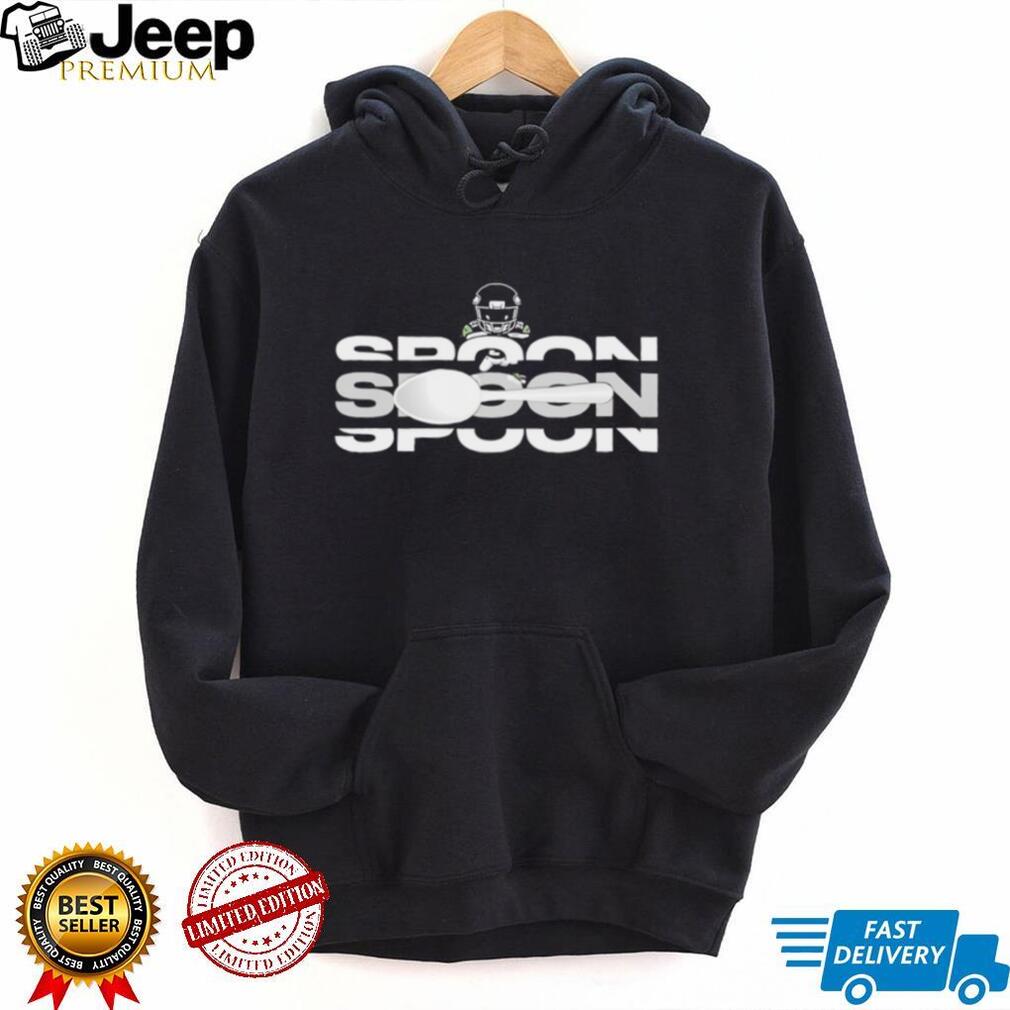 Spoon Seattle Football Catch Celebration Retro Sports Graphic Apparel Men Fans Athletic T Shirt