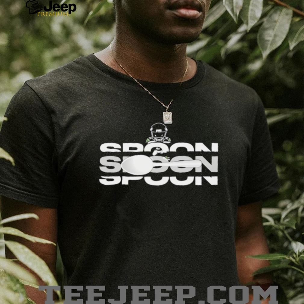 Spoon Seattle Football Catch Celebration Retro Sports Graphic Apparel Men Fans Athletic T Shirt