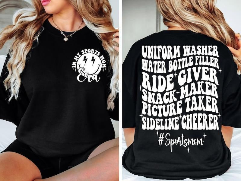 Sports Mom Shirt, Sports Mom Shirt, In my Sports Mom Era, Game Day, Sports Mom Shirt Football Baseball Volleyball